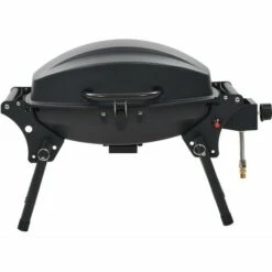 VidaXL Barbecue à Gaz Portatif Avec Zone De Cuisson Noir - Noir -France Barbecue Soldes Boutique 10998403 4