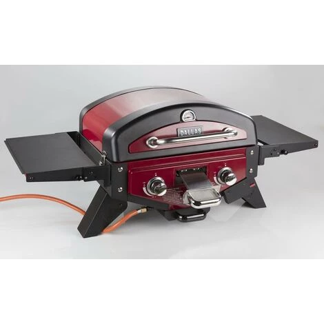 Gril Et Fumoir De Table à Gaz, Rouge Fire Beam 4 Gril Et Fumoir De Table à Gaz, Rouge Fire Beam – Image 2