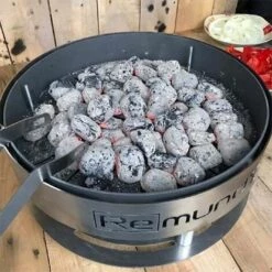 REMUNDI Barbecue Brasero De Table En Acier Pirus Gris - Gris -France Barbecue Soldes Boutique 11740152 4