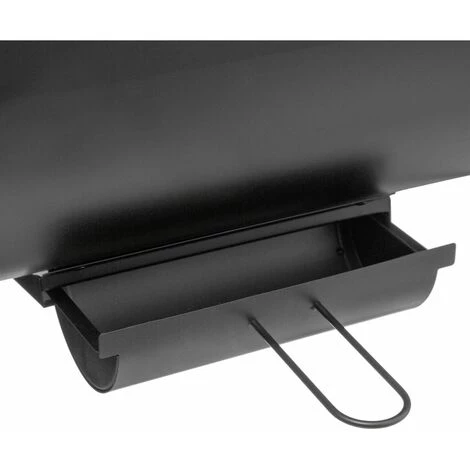 Secret De Gourmet - Grand Barbecue à Charbon Neka Avec Couvercle - Noir 7 Secret De Gourmet - Grand Barbecue à Charbon Neka Avec Couvercle - Noir – Image 5