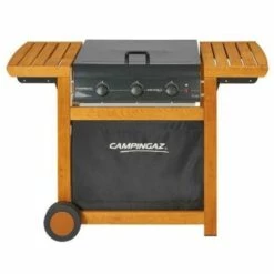 Barbecue à Gaz Grill Et Plancha CAMPINGAZ Adelaide 3 Woody Piezo 14 KW + HOUSSE OFFERTE -France Barbecue Soldes Boutique 12005158 3