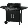 HABITAT & JARDIN Barbecue Gaz "Festa 5" - 5 Brûleurs Dont 1 Latéral - 12.9 Kw- Noir