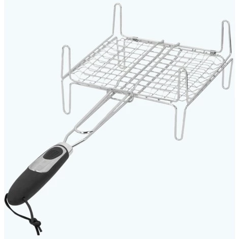 OUTIROR Panier Grill Pour BBQ. Dimensions : 57x23x13cm 4 OUTIROR Panier Grill Pour BBQ. Dimensions : 57x23x13cm – Image 2