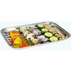OUTIROR Plateau Gril Acier Inox -France Barbecue Soldes Boutique 12601104 3