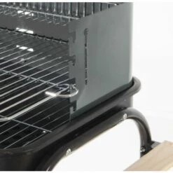 CAESAROO Barbecue à Charbon De Bois En Acier Avec Chariot à 2 étagères | Acier -France Barbecue Soldes Boutique 12922895 3