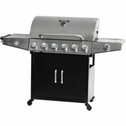 HABITAT ET JARDIN Barbecue Gaz "Party 7" - 7 Brûleurs Dont 1 Latéral - 20.9 KW