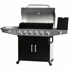 HABITAT ET JARDIN Barbecue Gaz "Party 7" - 7 Brûleurs Dont 1 Latéral - 20.9 KW -France Barbecue Soldes Boutique 12947397 4