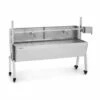 Klarstein Sauenland Pro Barbecue Broche Pour Cochon De Lait 13W 4 Roulettes Inox -France Barbecue Soldes Boutique 12991828 1