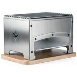 Barbecue De Table à Charbon 33x22cm - Brasi-f - Tellier - Inox