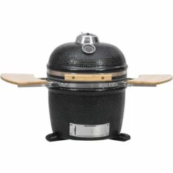 VidaXL Kamado Barbecue Au Charbon De Bois En Céramique 44 Cm - Noir -France Barbecue Soldes Boutique 1424359 3