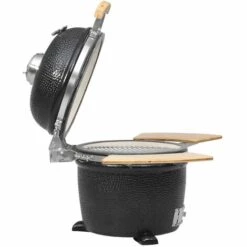 VidaXL Kamado Barbecue Au Charbon De Bois En Céramique 44 Cm - Noir -France Barbecue Soldes Boutique 1424359 4