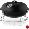 Relaxdays Barbecue Rond, Portable, Couvercle, Pique Nique, Grosse Surface De Cuisson,charbon De Bois D.36 Cm. Noir 2 Relaxdays Barbecue Rond, Portable, Couvercle, Pique Nique, Grosse Surface De Cuisson,charbon De Bois D.36 Cm. Noir -France Barbecue Soldes Boutique 14891407 1