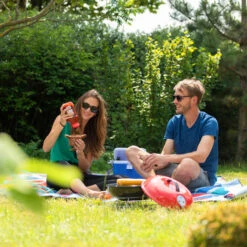 Relaxdays Barbecue Rond, Portable, Couvercle, Pique Nique, Grosse Surface De Cuisson,charbon De Bois D.36 Cm. Noir -France Barbecue Soldes Boutique 14891407 5