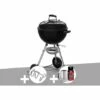 Barbecue à Charbon Weber Original Kettle E-4710 47 Cm + Support Accessoires + Kit Cheminée -France Barbecue Soldes Boutique 16769318 1