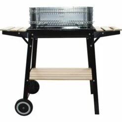 CONCEPT-USINE Barbecue Mobile à Bois Ou Charbon BUFFALO - Noir -France Barbecue Soldes Boutique 173250 3