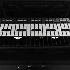 VidaXL Barbecue à Gaz Avec Table Latérale à 3 Niveaux Noir - Noir -France Barbecue Soldes Boutique 17377645 5