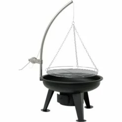 BBQ-Toro Gril Pivotant | Gril à Charbon De Bois | Ø 64 Cm | Pivotant Avec Grille