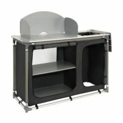 CampFeuer Armoire De Camping, Cuisine De Camping Avec Cadre En Aluminium