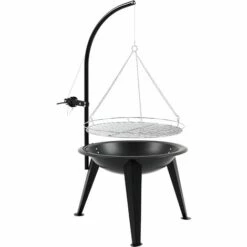BBQ-Toro Gril Pivotant | Gril à Charbon De Bois | Ø 55 Cm | Pivotant Avec Grille