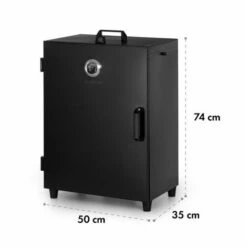 Klarstein Flintstone Fumoir électrique 1600W Thermométre Inox - Noir 8 Klarstein Flintstone Fumoir électrique 1600W Thermométre Inox - Noir -France Barbecue Soldes Boutique 18135691 2