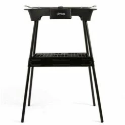 Barbecue électrique Sur Pieds 2000w - Doc204 - Livoo - Noir