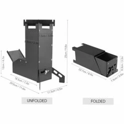 LIXADA Poele-Fusee Pliable D'Exterieur En Acier Inoxydable -France Barbecue Soldes Boutique 18376789 3