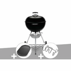 Barbecue à Charbon Weber Original Kettle 57 Cm + Plancha + Support Accessoires
