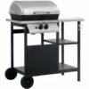 ASUPERMALL Barbecue A Gaz Avec Tablette A 3 Couches Noir Et Argente -France Barbecue Soldes Boutique 18407606 1