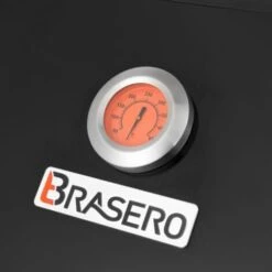 Brasero - Barbecue Perth Noir Brasero 3 Feux + 1 à Gaz - Jusqu'à 10 Convives - Surface De Cuisson 60 X 42 Cm - 2 Tablettes Dont 1 Avec Brûleur Latéral - Jauge De Température - 11,5 KW - Noir -France Barbecue Soldes Boutique 18525910 3