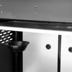 Brasero - Barbecue Perth Noir Brasero 3 Feux + 1 à Gaz - Jusqu'à 10 Convives - Surface De Cuisson 60 X 42 Cm - 2 Tablettes Dont 1 Avec Brûleur Latéral - Jauge De Température - 11,5 KW - Noir -France Barbecue Soldes Boutique 18525910 4