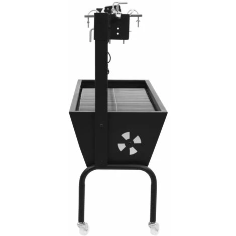 VidaXL Rôtissoire Pour Barbecue électrique Acier Inoxydable - Noir 5 VidaXL Rôtissoire Pour Barbecue électrique Acier Inoxydable - Noir – Image 3