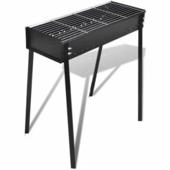 ASUPERMALL Support De Barbecue Au Charbon De Bois Carre 75x28 Cm -France Barbecue Soldes Boutique 18811773 3