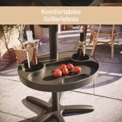 SUNTEC WELLNESS SUNTEC Barbecue Sur Pied Electrique BBQ-9479 [bonnet Détachable Avec Indication De La Température, Tableau Intégré, Plaque à Griller 46x35 Cm, Max. 2400 W] -France Barbecue Soldes Boutique 19322992 5