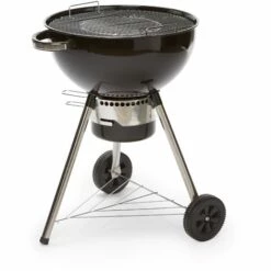 CAESAROO Barbecue Charbon De Bois Rond Avec Structure En Acier Et Roues | Noir -France Barbecue Soldes Boutique 19404439 2