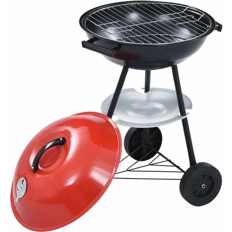 YOUTHUP Barbecue Portable XXL Au Charbon Avec Roues 44 Cm 6 YOUTHUP Barbecue Portable XXL Au Charbon Avec Roues 44 Cm – Image 4