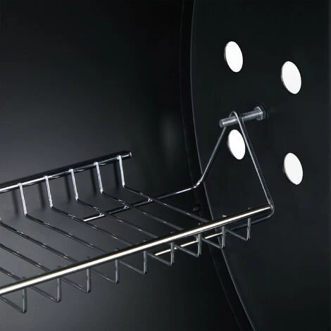 Relaxdays Grill à Charbon XXL, Chariot De Grill Avec Couvercle, Aération Réglable, Stable,HlP: 96,5 X 103 X64,5 Cm Noir 3 Relaxdays Grill à Charbon XXL, Chariot De Grill Avec Couvercle, Aération Réglable, Stable,HlP: 96,5 X 103 X64,5 Cm Noir