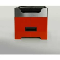 LINCAR S.R.L. Barbecue à Granulés Nomade Rouge Avec Plaque émaillée Lisse -France Barbecue Soldes Boutique 20210515 3