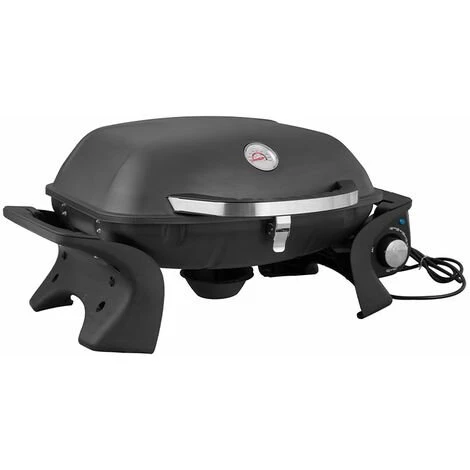 Brasero - Barbecue électrique Portable City- 2200 Watts - Grilles En Acier- Usage Extérieur Et Intérieur - Noir 3 Brasero - Barbecue électrique Portable City- 2200 Watts - Grilles En Acier- Usage Extérieur Et Intérieur - Noir