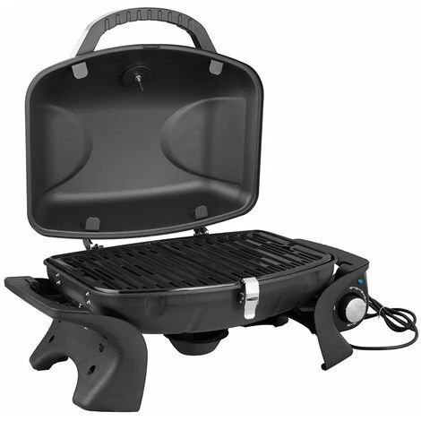 Brasero - Barbecue électrique Portable City- 2200 Watts - Grilles En Acier- Usage Extérieur Et Intérieur - Noir 4 Brasero - Barbecue électrique Portable City- 2200 Watts - Grilles En Acier- Usage Extérieur Et Intérieur - Noir – Image 2