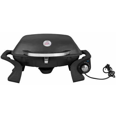 Brasero - Barbecue électrique Portable City- 2200 Watts - Grilles En Acier- Usage Extérieur Et Intérieur - Noir 6 Brasero - Barbecue électrique Portable City- 2200 Watts - Grilles En Acier- Usage Extérieur Et Intérieur - Noir – Image 4