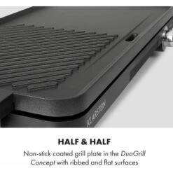 Klarstein Charleroi Turbo Grill De Table électrique 2000W DuoGrill Concept Noir -France Barbecue Soldes Boutique 22845246 5