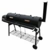 Topdeal Barbecue à Fumoir Nevada XL Noir -France Barbecue Soldes Boutique 23243912 1