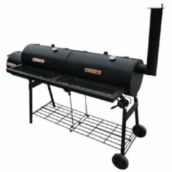 Topdeal Barbecue à Fumoir Nevada XL Noir