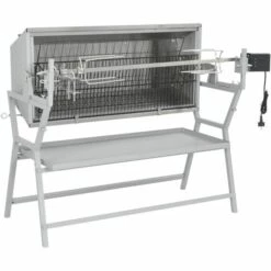 Topdeal Broche à Rôtir De Barbecue Fer Et Acier Inoxydable -France Barbecue Soldes Boutique 23245469 5