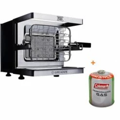 GREADEN Mini Barbecue à Gaz Mobile Beef Chef - Grill Puissant 800°C - Red Dot Award Allemand BBQ Jardin Extérieur Piquenique/Camping - Inox -France Barbecue Soldes Boutique 23668404 3