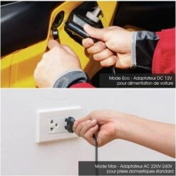 COSTWAY Mini Réfrigérateur Portable Fonction Chaud Et Froid 5 ℃ ~ 50 ℃ Mini Frigo 15L 12V/220V-240V Pour Maison/Voiture -France Barbecue Soldes Boutique 23967677 3