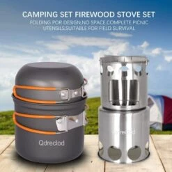 QDRECLOD Kit De Casseroles Camping Avec Le Réchaud De Camping, Casseroles Et Poëles, Pliable En Acier Inoxydable Cuillère/Fourchette/Couteau,Kit De Cuisine De Camping Pour 1-2 Personnes En Voyage Randonnée BBQ - Gris 11 QDRECLOD Kit De Casseroles Camping Avec Le Réchaud De Camping, Casseroles Et Poëles, Pliable En Acier Inoxydable Cuillère/Fourchette/Couteau,Kit De Cuisine De Camping Pour 1-2 Personnes En Voyage Randonnée BBQ - Gris -France Barbecue Soldes Boutique 24213567 5