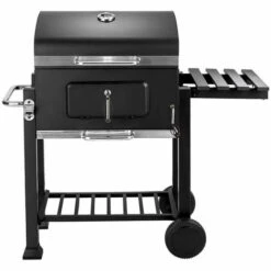 BATHRINS®Gril De Barbecue Au Charbon De Bois Et étagère Inférieure Noir -France Barbecue Soldes Boutique 24392179 5