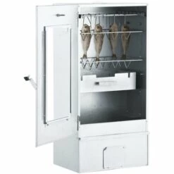 TRUE DEAL Fumoir De Four à BBQ Avec 1 Kg De Copeaux De Bois 44,5x29x83 Cm -France Barbecue Soldes Boutique 26368063 4