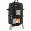 Relaxdays Fumoir 3 En 1, Smoker, Pour Faire Griller, Faire Fumer Et Macérer, Thermomètre Avec Sortie D’air, BBQ. -France Barbecue Soldes Boutique 27593710 1